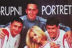 CZBG — Danijela Vranješ sa Zvezdinim prvotimcima iz sezone 2001/2002